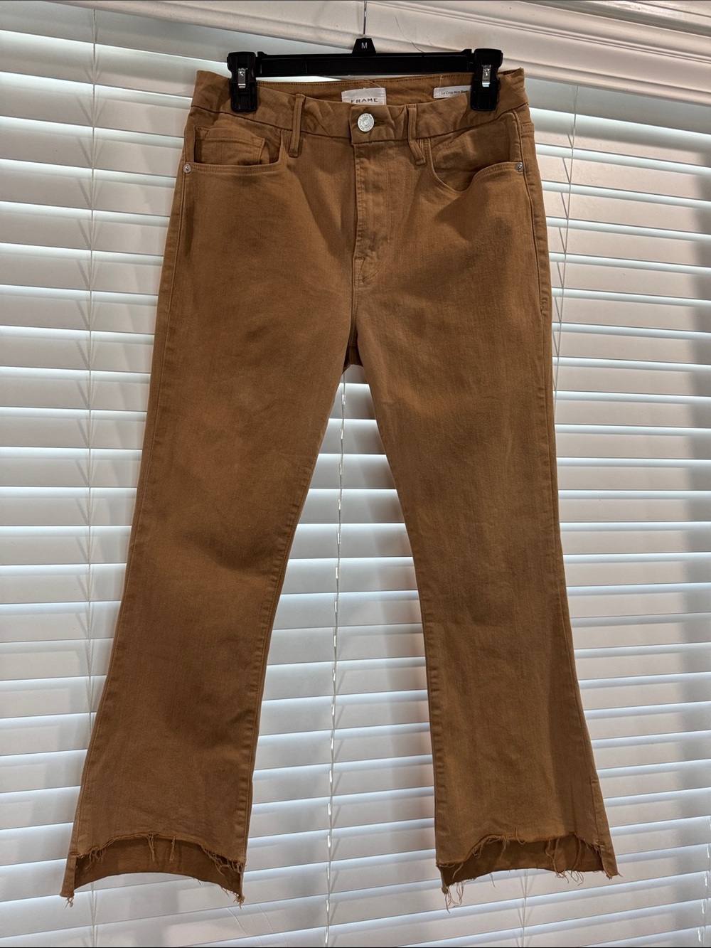 Frame Denim Tan High-Rise Jeans
